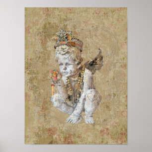 Angelik 16x12 / CANVAS & SIZE OPTIONS - Poster