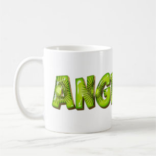 Angelina Name Kiwi Style Coffee Mug