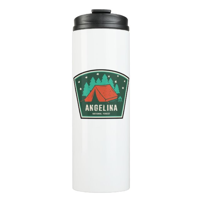 Angelina National Forest Camping Thermal Tumbler (Front)