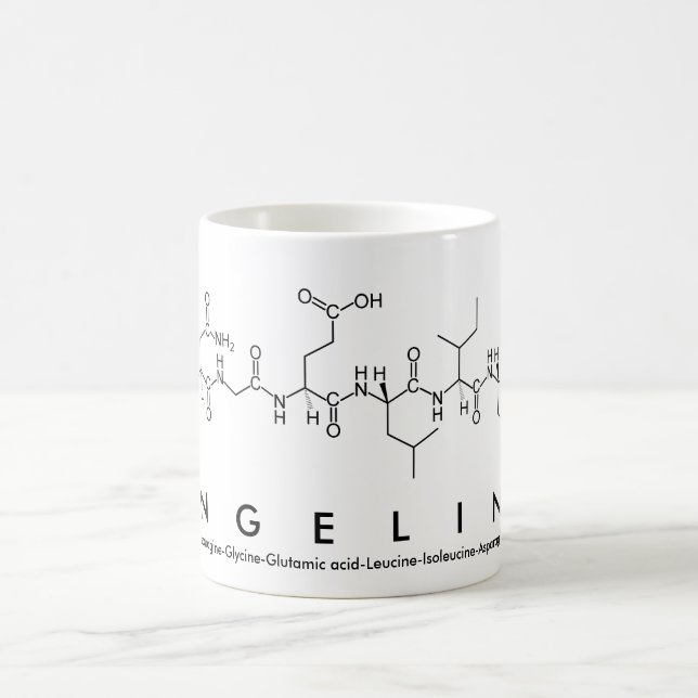 Angelina peptide name mug (Center)