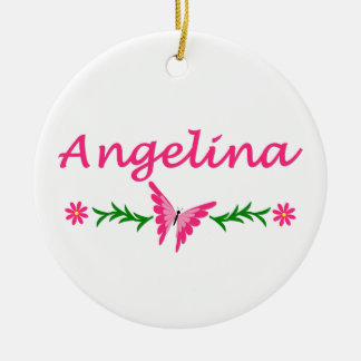Angelina (Pink Butterfly) Ceramic Tree Decoration
