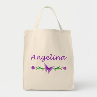 Angelina (Purple Butterfly) Tote Bag