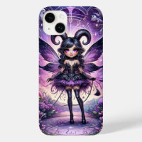 Angelina Purple Gothic Fairy Scorpio Horns Zodiac