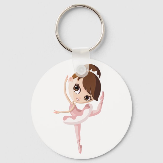 Angelina the Ballerina Key Ring (Front)