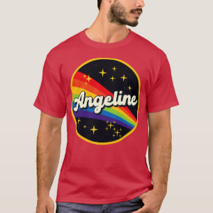 Angeline Rainbow In Space Vintage Style T-Shirt