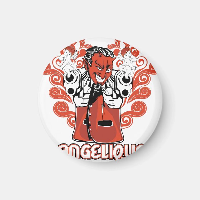 angelique black magnet (Front)