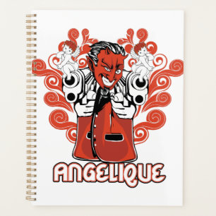 angelique black planner