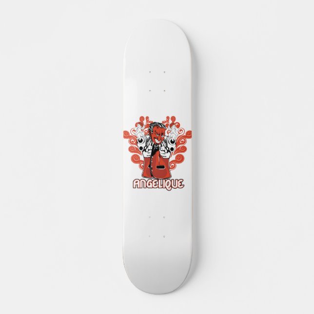 angelique black skateboard (Front)