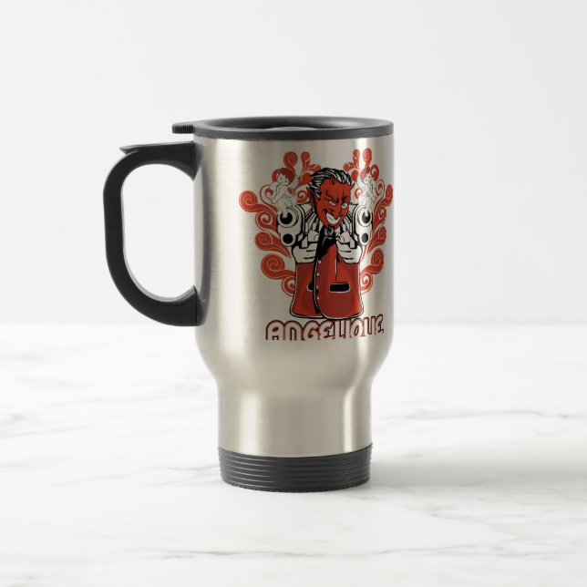angelique black travel mug (Left)