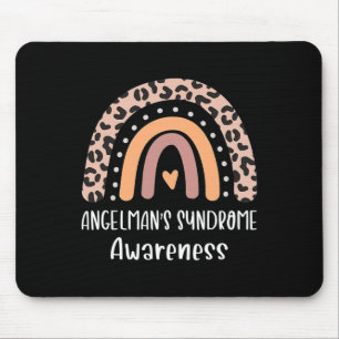 Angelman’s Syndrome Awareness Boho Rainbow Parent' Mouse Mat