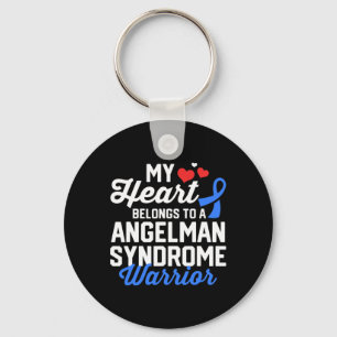 Angelman Syndrome Warrior Survivor Support Awarene Key Ring