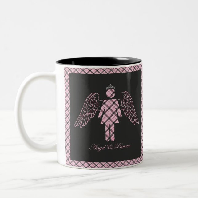 angelprincess, angelprincess Two-Tone coffee mug (Left)