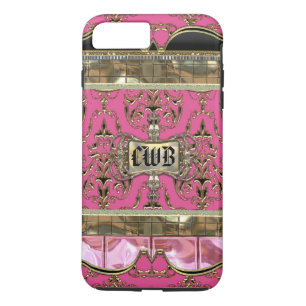 AngelRhyse II Lark Elegant Damask Monogram iPhone 8 Plus/7 Plus Case