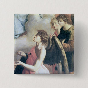 Angels 15 Cm Square Badge