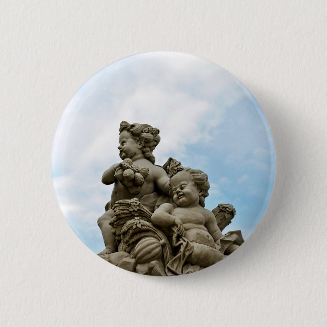 Angels 6 Cm Round Badge (Front)