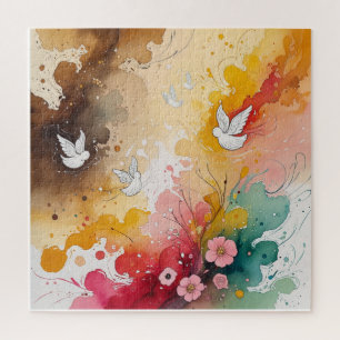 Angels abstrat  jigsaw puzzle