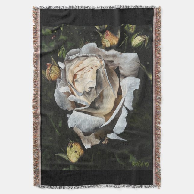 Angels Among Us Throw Blanket (Front Vertical)