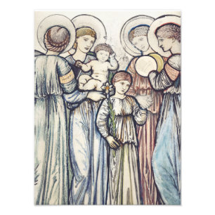 Angels and Children by Sir Edward Burne–Jones Photo Print