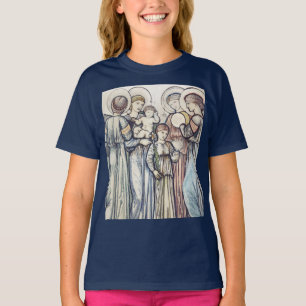 Angels and Children by Sir Edward Burne–Jones T-Shirt