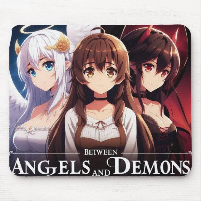 Angels and Demonios Mouse Mat (Front)