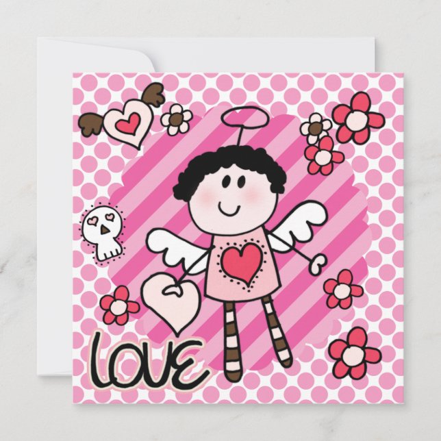 Angels and Devils Birthday Invitation (Front)