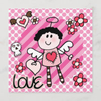 Angels and Devils Birthday Invitation