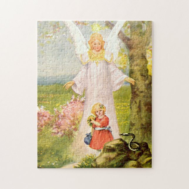 Angels and girls jigsaw puzzle (Vertical)