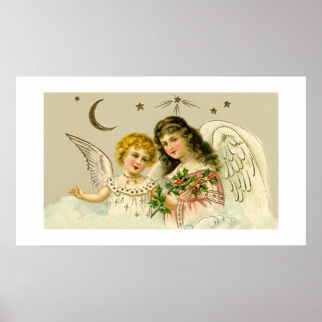 Angels and holly poster (Front)