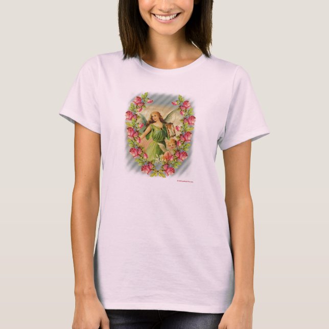 angels and roses - Customised T-Shirt (Front)