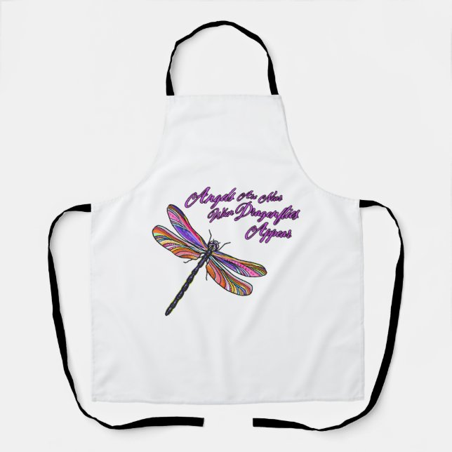 Angels Appear When Dragonflies Are Near - Apron (Front)