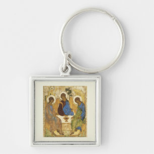 Angels At Mamre Trinity  Key Ring