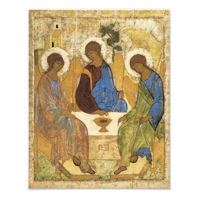 Angels At Mamre Trinity Photo Print (Front)