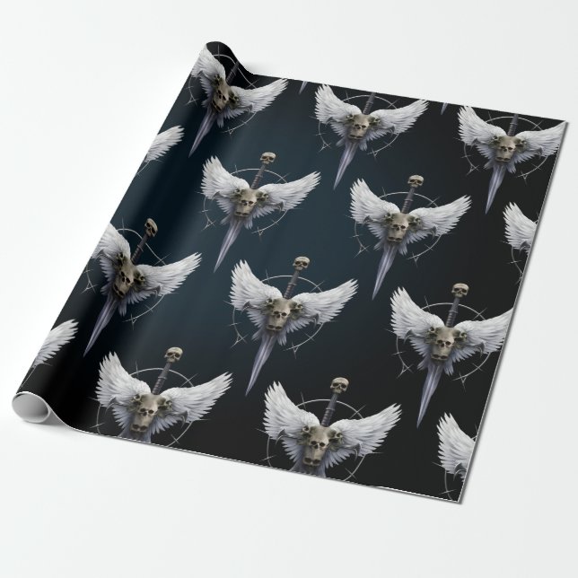 Angels Bane Wrapping Paper (Unrolled)