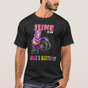Angel's Birthday Costume Unicorn For Boy Girl Born T-Shirt