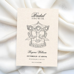 Angels bridal shower invitation