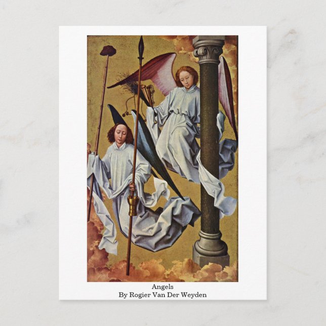 Angels By Rogier Van Der Weyden Postcard (Front)