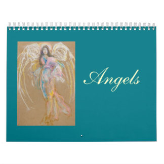 Angels Calendar: Uncropped Pastel Drawings Calendar