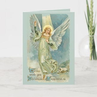 Angels Came Down at Christmas Holiday Card