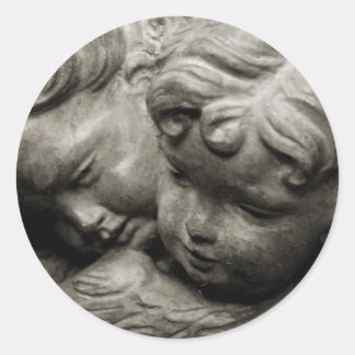 Angels Classic Round Sticker
