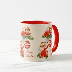 Angels Decorating the Christmas Tree Mug