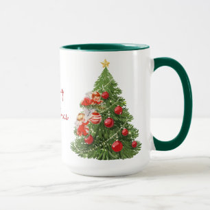 Angels Decorating the Christmas Tree Mug