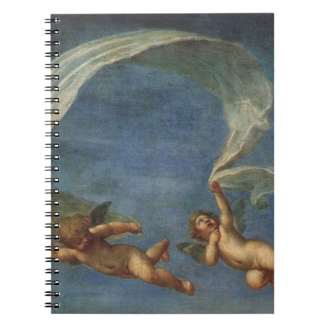 Angels Detail from Adonis Led by Cupids by Albani Notebook (Front)