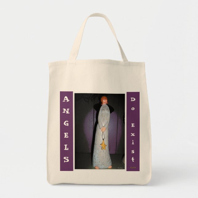 Angels Do Exists Angel Graphics Art Tote Bag (Front)