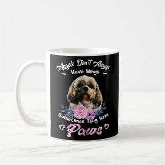 Angels Don'T Always Have Wings Shih Tzu Coffee Mug