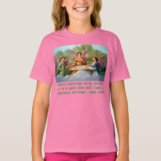 Angels encourage kids shirt. T-Shirt