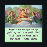 Angels encourage magnet<br><div class="desc">Angels encourage magnet</div>
