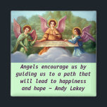 Angels encourage magnet<br><div class="desc">Angels encourage magnet</div>