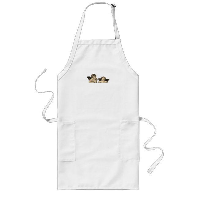 Angels Engel – Madonna Sixtina – Raphael – Raffael Long Apron (Front)