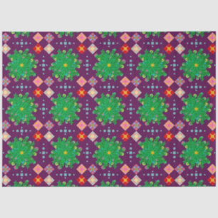 Angels Eye View Canvas Stripes Deep Purple Tissue Paper