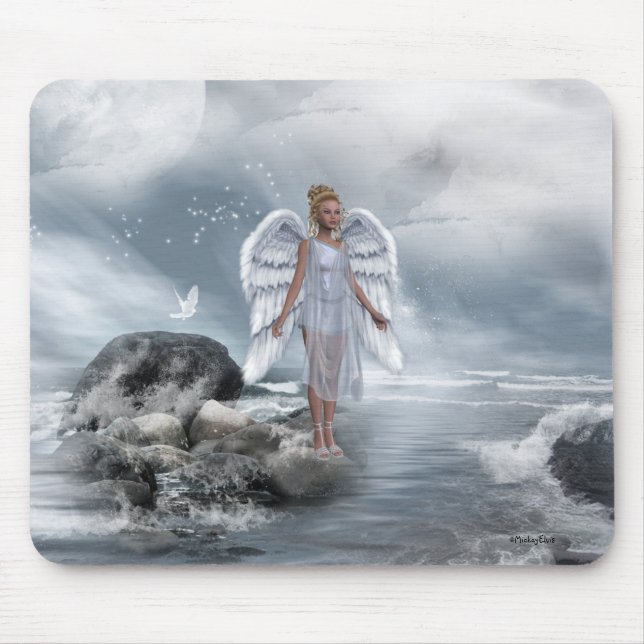 Angels Fae Unicorns Mousepad (Front)